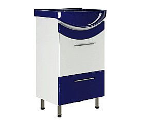 Тумба под раковину MIXLINE РАДУГА 522950 52 синяя купить в интернет-магазине сантехники Sanbest