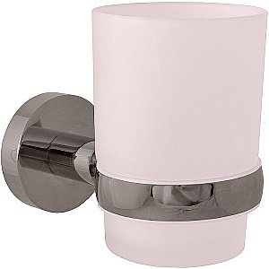 Стакан для зубных щеток Rav-Slezak Colorado COA0201MGK серый металлик крацованный купить в интернет-магазине сантехники Sanbest