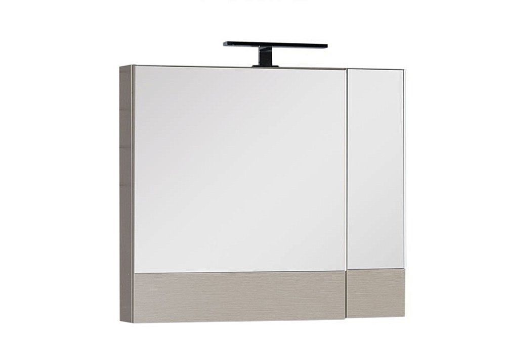 Зеркальный шкаф Aquanet Нота 75 светлый дуб купить в интернет-магазине сантехники Sanbest