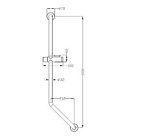 Душевая штанга Elghansa SB-305-Black черная купить в интернет-магазине сантехники Sanbest