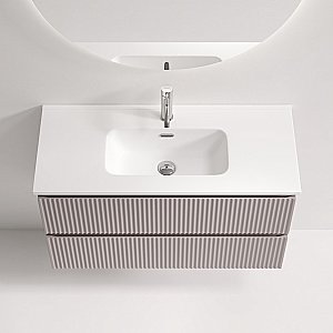 Тумба с раковиной Sancos Snob R SNR90/39SM/CN7030 Doha Soft для ванной в интернет-магазине Sanbest