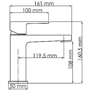 Смеситель для раковины WasserKRAFT Abens 2003 купить в интернет-магазине сантехники Sanbest