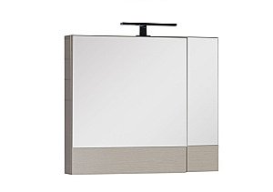 Зеркальный шкаф Aquanet Нота 75 светлый дуб купить в интернет-магазине сантехники Sanbest