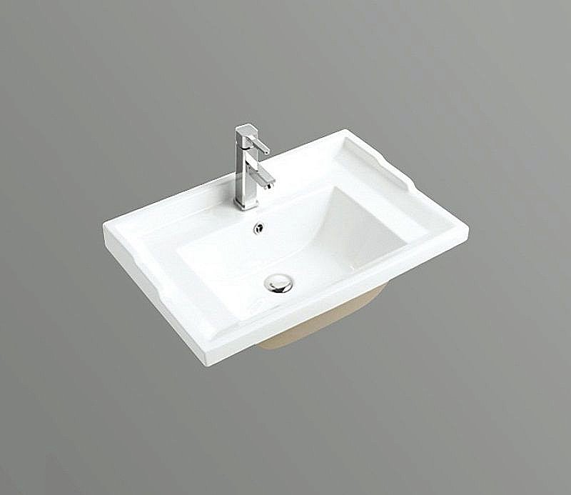Раковина Ceramalux N 101 NYJ840-100 белая купить в интернет-магазине Sanbest