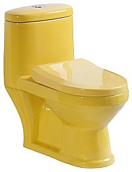 Унитаз моноблок детский Gid Tr2192y желтый, с крышкой микролифт купить в интернет-магазине Sanbest