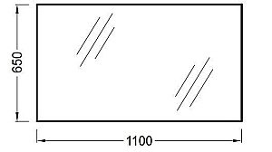 Зеркало Jacob Delafon EB1400-NF 110 в ванную от интернет-магазине сантехники Sanbest