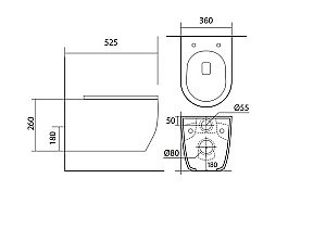 Унитаз с инсталляцией Aquatek Европа Set AQUATEK ЕВРОПА New-KKI2 белый, с крышкой микролифт, безободковый купить в интернет-магазине Sanbest