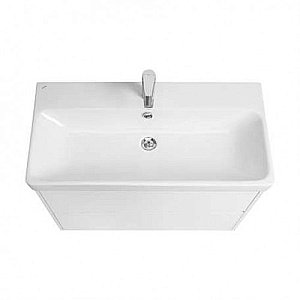 Тумба с раковиной Акватон Сканди 80 белая/белый матовый для ванной в интернет-магазине Sanbest