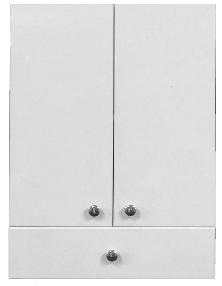 Шкаф подвесной Loranto Моника CS00049709 60/1 белый для ванной в интернет-магазине сантехники Sanbest