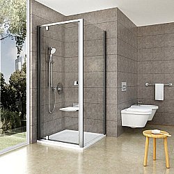 Душевой уголок Ravak Pivot PDOP1+PPS 80х100 профиль хром блестящий/стекло прозрачное купить в интернет-магазине Sanbest