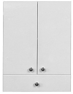 Шкаф подвесной Loranto Моника CS00049709 60/1 белый для ванной в интернет-магазине сантехники Sanbest