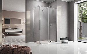 Душевой уголок Radaway Furo KDJ 120x70 R стекло прозрачное/профиль хром купить в интернет-магазине Sanbest