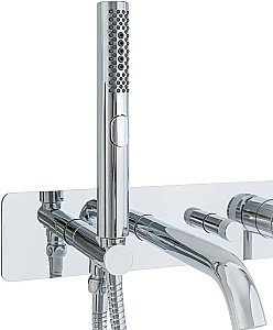 Смеситель для ванны Allen Brau Priority 5.31006-00 хром купить в интернет-магазине сантехники Sanbest