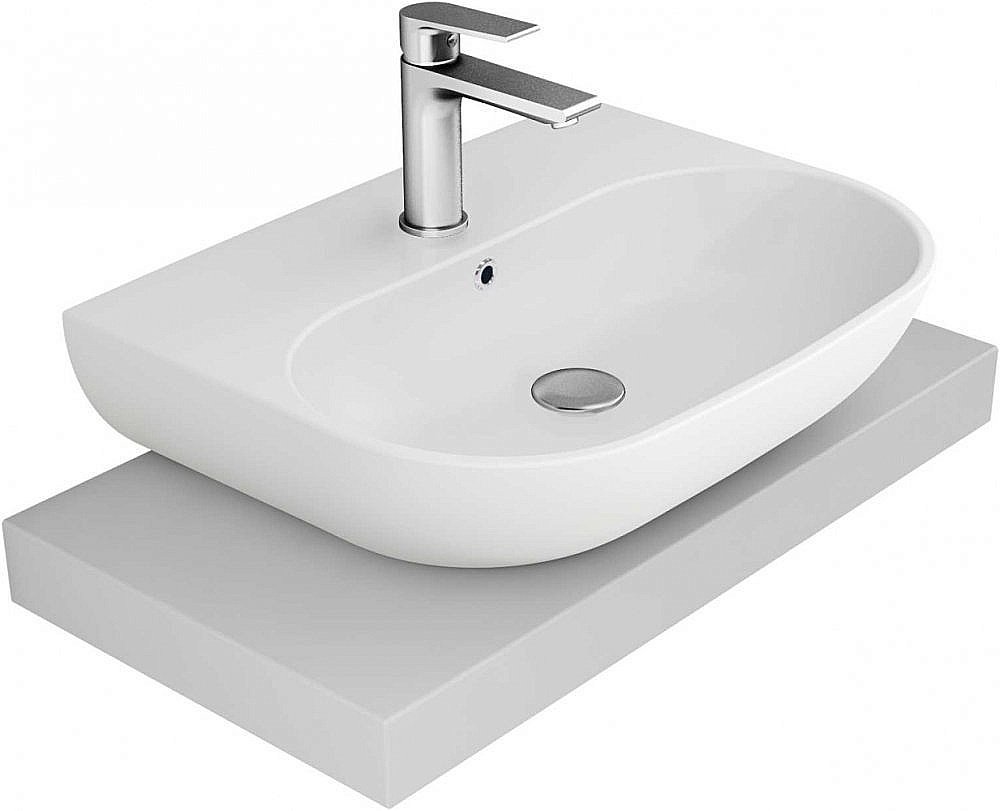 Раковина Bien Vokha 55 MDLS05501FD1W5000 белая купить в интернет-магазине Sanbest