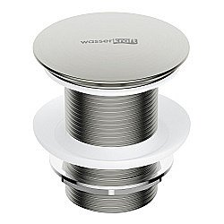 Донный клапан для раковины WasserKraft A342 никель купить в интернет-магазине сантехники Sanbest