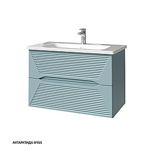 Тумба с раковиной Caprigo Modo-Terza 80 с интегрированной ручкой, цвет на выбор для ванной в интернет-магазине Sanbest