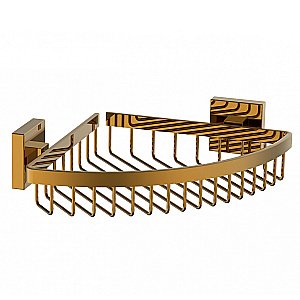 Полка для ванной угловая WONZON & WOGHAND POLO, Темное золото (WW-8944-DG) купить в интернет-магазине сантехники Sanbest