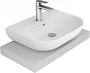 Раковина Bien Vokha 55 MDLS05501FD1W5000 белая купить в интернет-магазине Sanbest