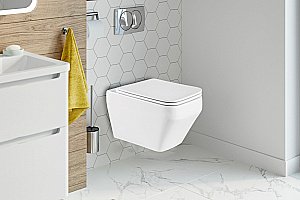 Унитаз с инсталляцией WeltWasser AMBERG 350 ST + HOFBACH 041 GL-WT + AMBERG RD-WT купить в интернет-магазине Sanbest