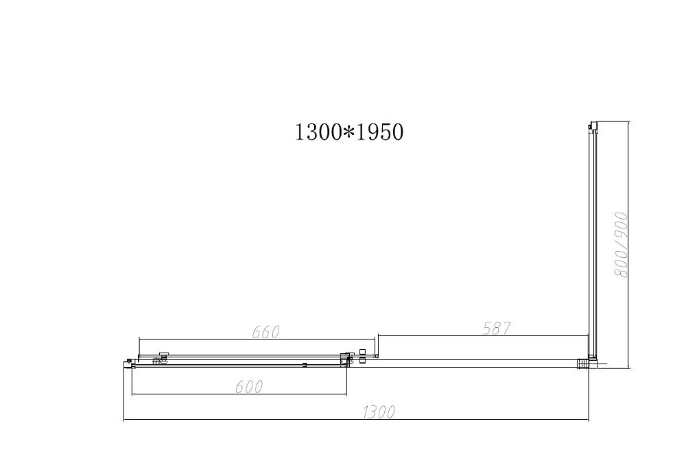 Душевой уголок Vincea SLIM-N VSR-4SN9013CL 130x90 хром/прозрачный купить в интернет-магазине Sanbest