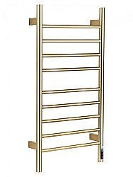 Полотенцесушитель электрический WONZON & WOGHAND BONN, Брашированное золото (WW-AL409-BG) купить в интернет-магазине сантехники Sanbest