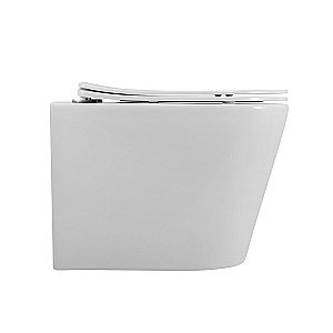 Унитаз Art&Max TITO AM2380CHRV/SC белый, с крышкой микролифт, безободковый купить в интернет-магазине Sanbest