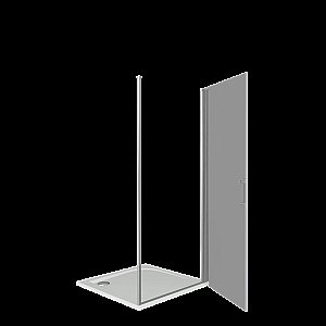 Душевая дверь Good Door MOKKA DR-80-C-WE стекло прозрачное/профиль белый купить в интернет-магазине Sanbest