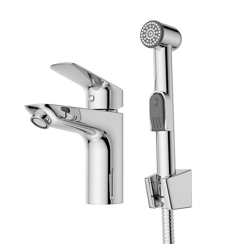 Смеситель для раковины BelBagno DUE-LVM/HGN-CRM-W0 хром купить в интернет-магазине сантехники Sanbest