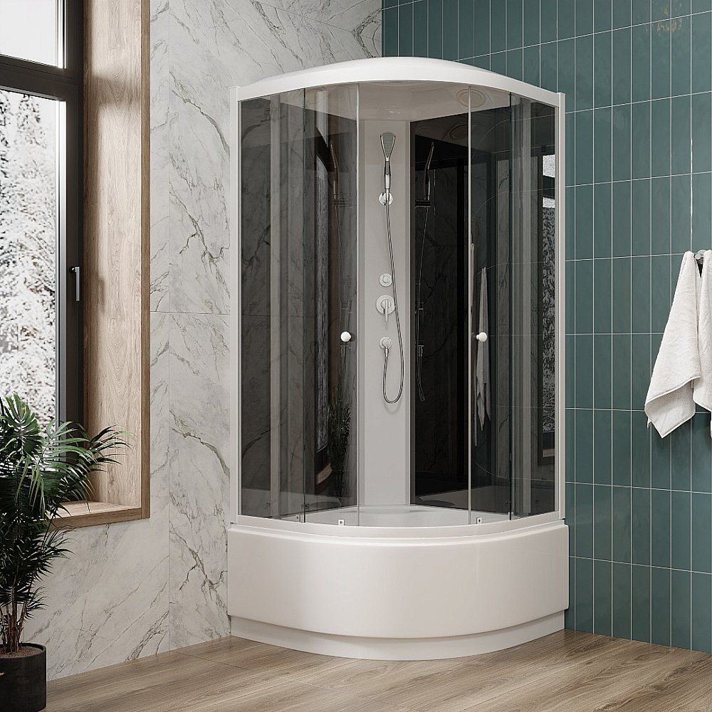 Душевая кабина Parly Эконом EC921 Classic, тонированное закалённое стекло, 90×90×215 см купить в интернет-магазине Sanbest