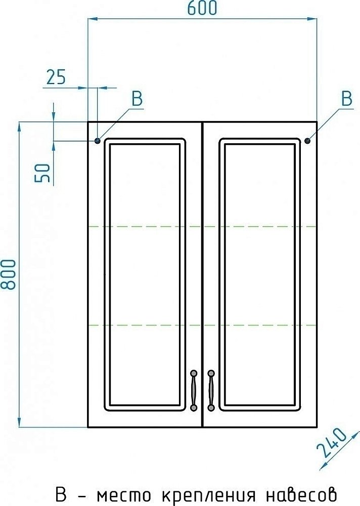 Шкаф Style Line Олеандр-2 60 белый для ванной в интернет-магазине сантехники Sanbest