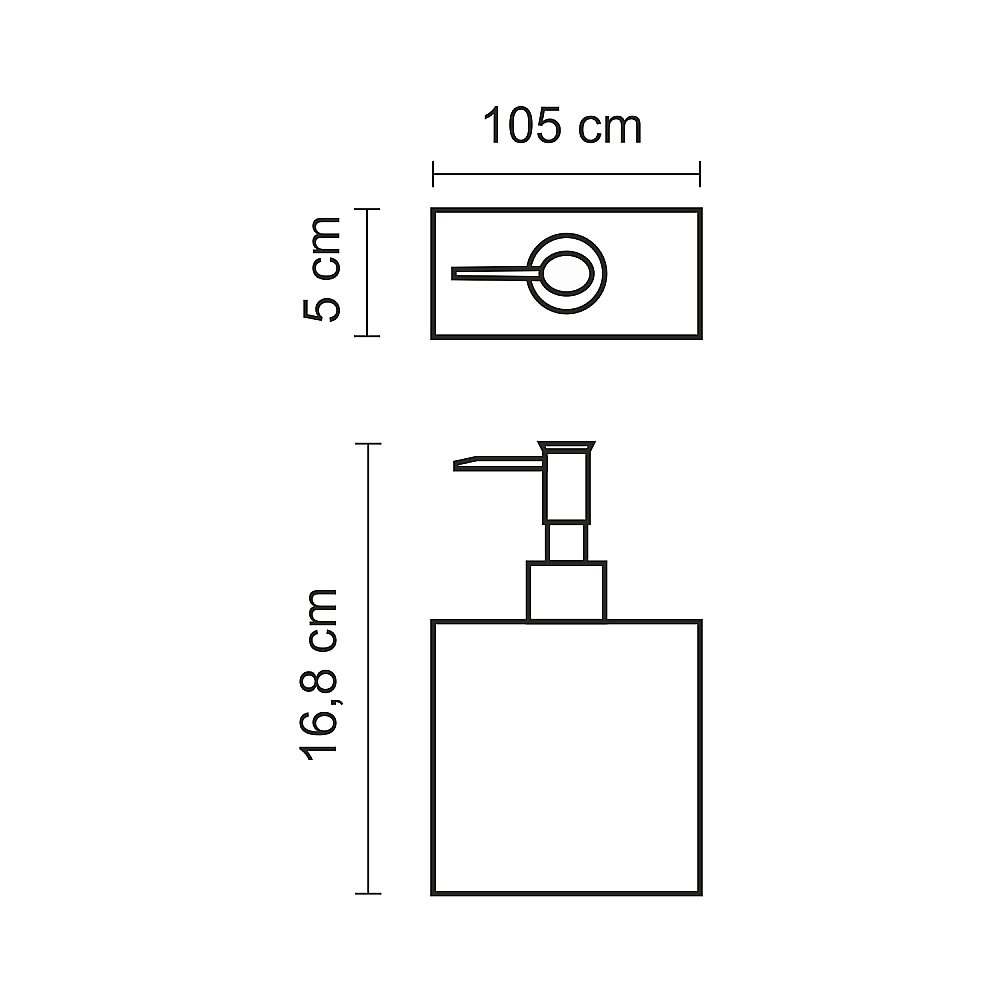 Диспенсер WasserKraft Schunter K-88299 нитроцеллюлозный лак купить в интернет-магазине сантехники Sanbest