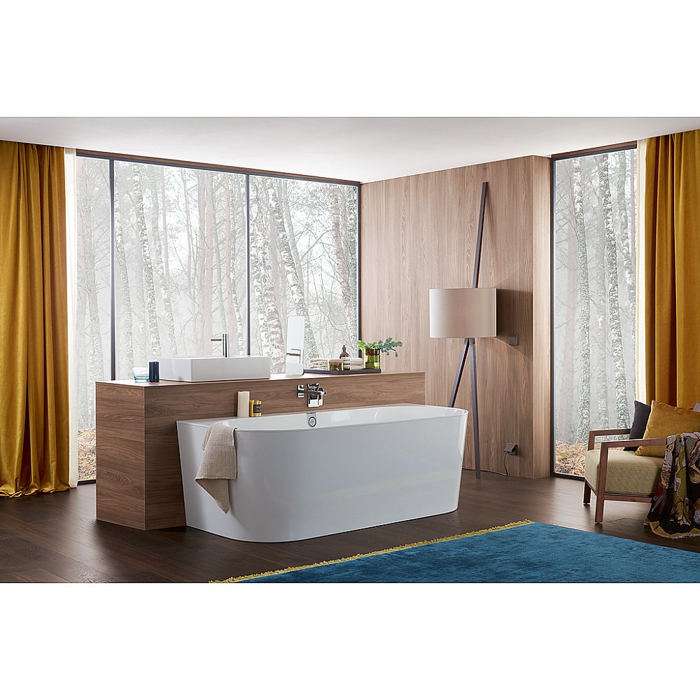 Ванна Villeroy&Boch Oberon 2.0 UBQ180OBR9CD00V-01 180x80 альпийский белый купить в интернет-магазине Sanbest
