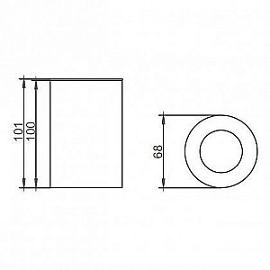 Стакан Aquanet 8188 хром купить в интернет-магазине сантехники Sanbest