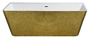 Ванна акриловая Lagard Vela lgd-vla-tg 168х80 белая,золото купить в интернет-магазине Sanbest
