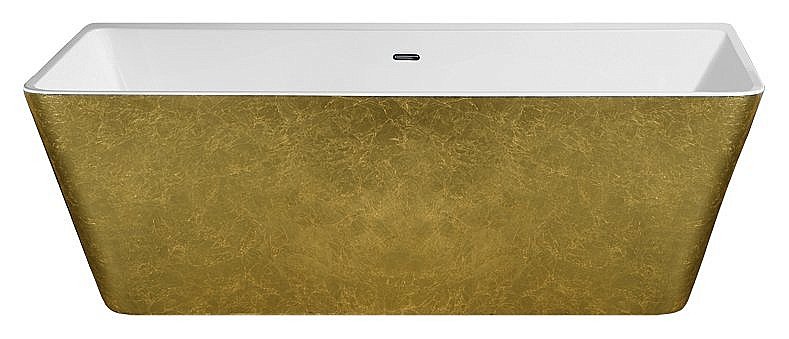 Ванна акриловая Lagard Vela lgd-vla-tg 168х80 белая,золото купить в интернет-магазине Sanbest