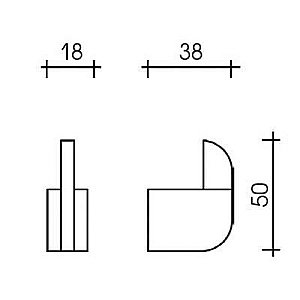 Крючок Schein Allom 221 купить в интернет-магазине сантехники Sanbest