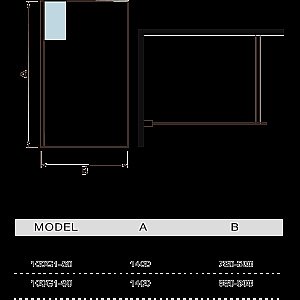 Душевая шторка WeltWasser WW100 100G1-90 купить в интернет-магазине Sanbest