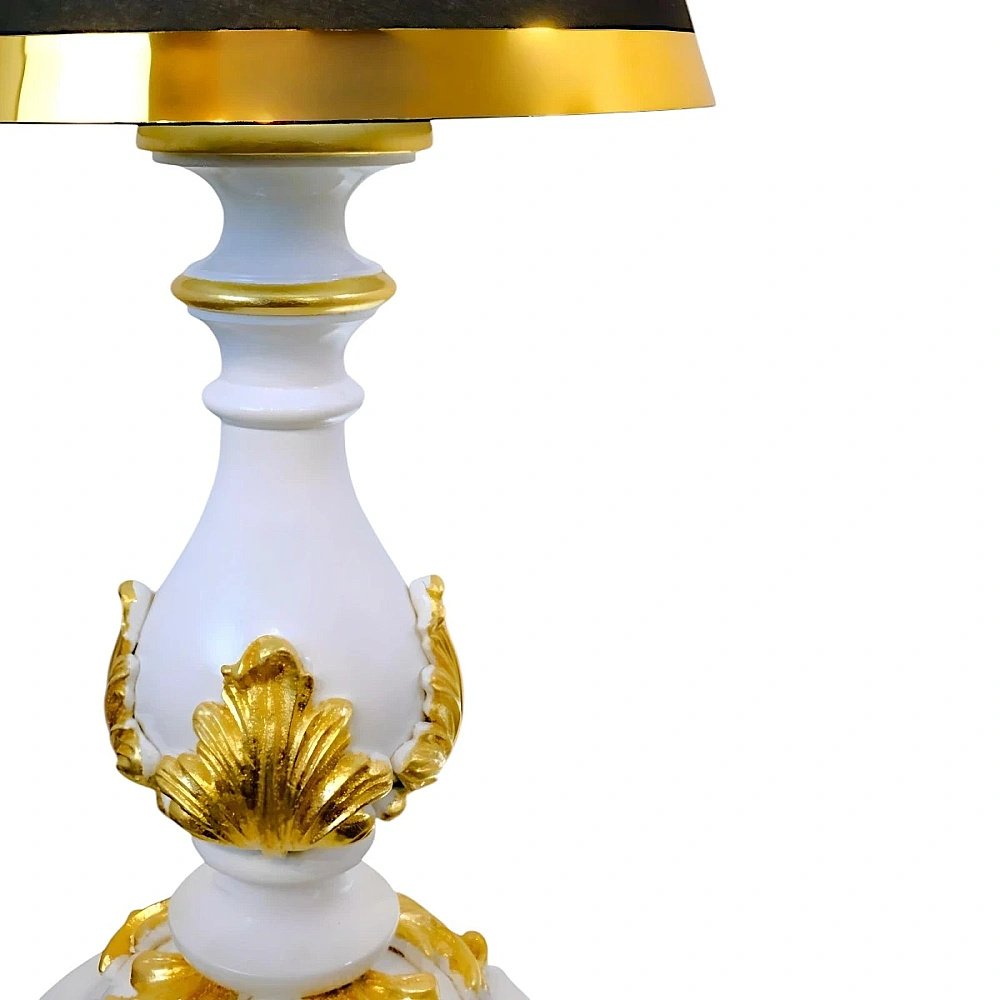 Светильник Migliore 33107 белый глянцевый/декор золото купить в интернет-магазине сантехники Sanbest