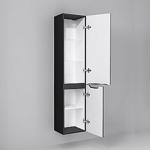 Пенал Jorno Slide 33 Sli.04.150/P/A антрацит для ванной в интернет-магазине сантехники Sanbest