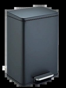 Ведро для мусора WeltWasser Golf 10000013414 черное матовое купить в интернет-магазине сантехники Sanbest