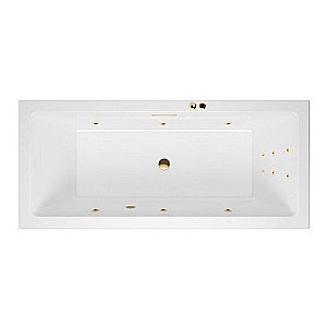 Ванна акриловая EXCELLENT Heaven Slim LINE WAEX.HEV18S.LINE.GL 180x80 белая с гидромассажем купить в интернет-магазине Sanbest