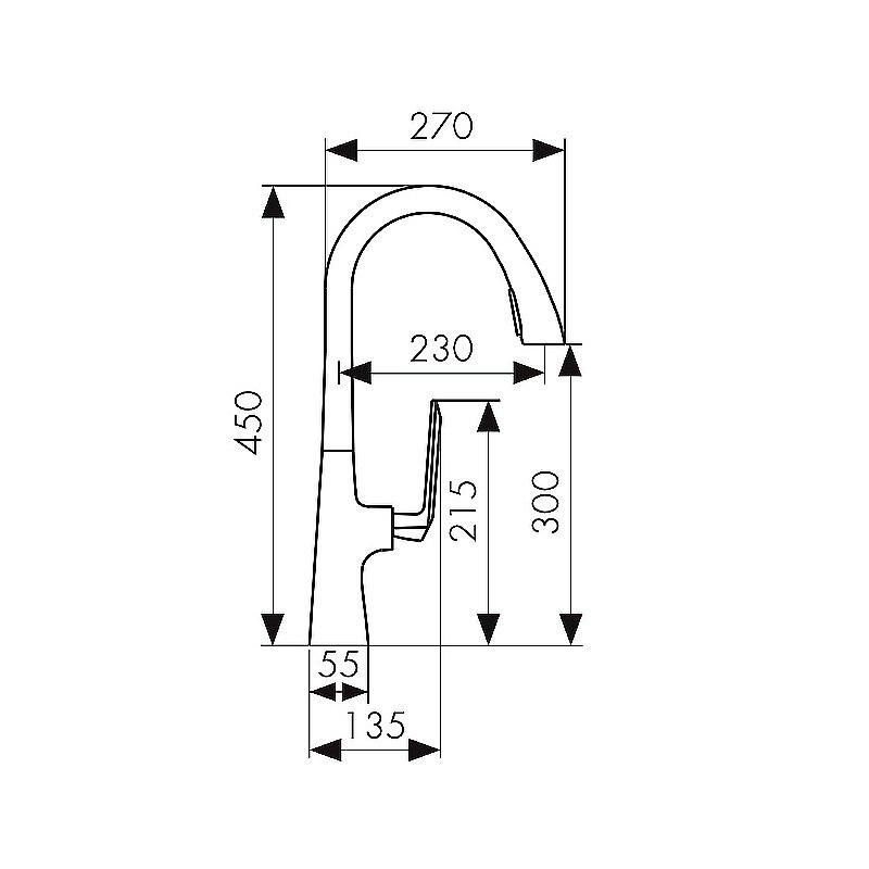Смеситель для кухни Kaiser Strike 09066-15 купить в интернет-магазине сантехники Sanbest