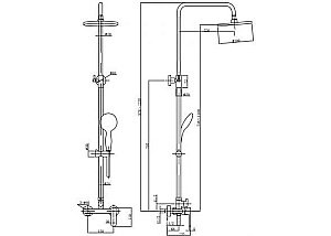 Душевая система Aquanet Passion R2 купить в интернет-магазине сантехники Sanbest