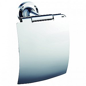 Держатель для туалетной бумаги с крышкой WONZON & WOGHAND SIMPLE, Хром (WW-6526) купить в интернет-магазине сантехники Sanbest