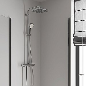Душевая система Grohe Tempesta Cosmopolitan 250 CUBE 26689000 хром купить в интернет-магазине сантехники Sanbest