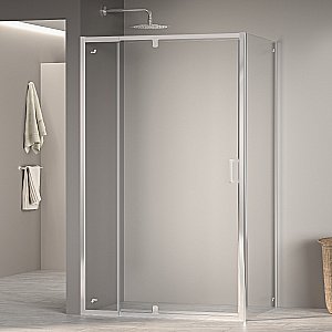 Душевой уголок RGW Passage PA-078 (PA-008 + Z-050-2) 100х120 350807802-11 стекло прозрачное/профиль хром купить в интернет-магазине Sanbest