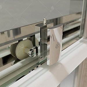 Душевая дверь RGW Passage PA-14 100 41081410-51 стекло шиншилла/профиль хром купить в интернет-магазине Sanbest