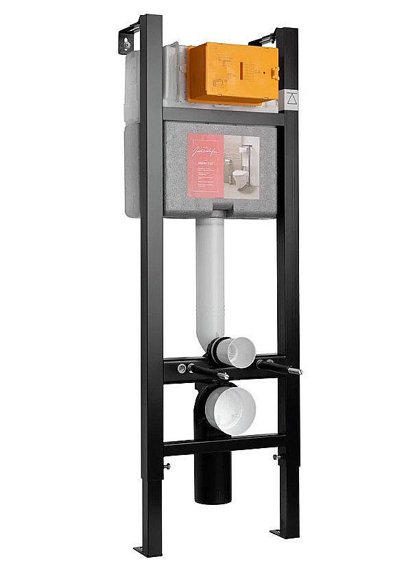 Унитаз подвесной Jacob Delafon ELITE E21755RU-00 безободковый, с крышкой микролифт, с инсталляцией и белой кнопкой купить в интернет-магазине Sanbest