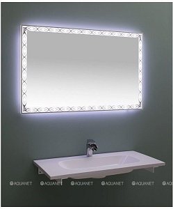 Зеркало LED De Aqua ТРЕНД 205770 120x75 в ванную от интернет-магазине сантехники Sanbest