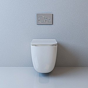 Унитаз подвесной Esbano GARANT ESUPGARAW безободковый, с крышкой микролифт, белый купить в интернет-магазине Sanbest